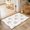 Brown, White, variant on Round Rugs 6Ft, Blue Palm Trees Round Area Rug Washable Indoor Throw Carpet, Tropical Summer Beach Botanical Soft Non Slip Circle Rug for Office Cabinet Home Decor Aesthetic