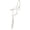 White, variant on Tough 1 Mule Tape Halter with10ft Lead Black