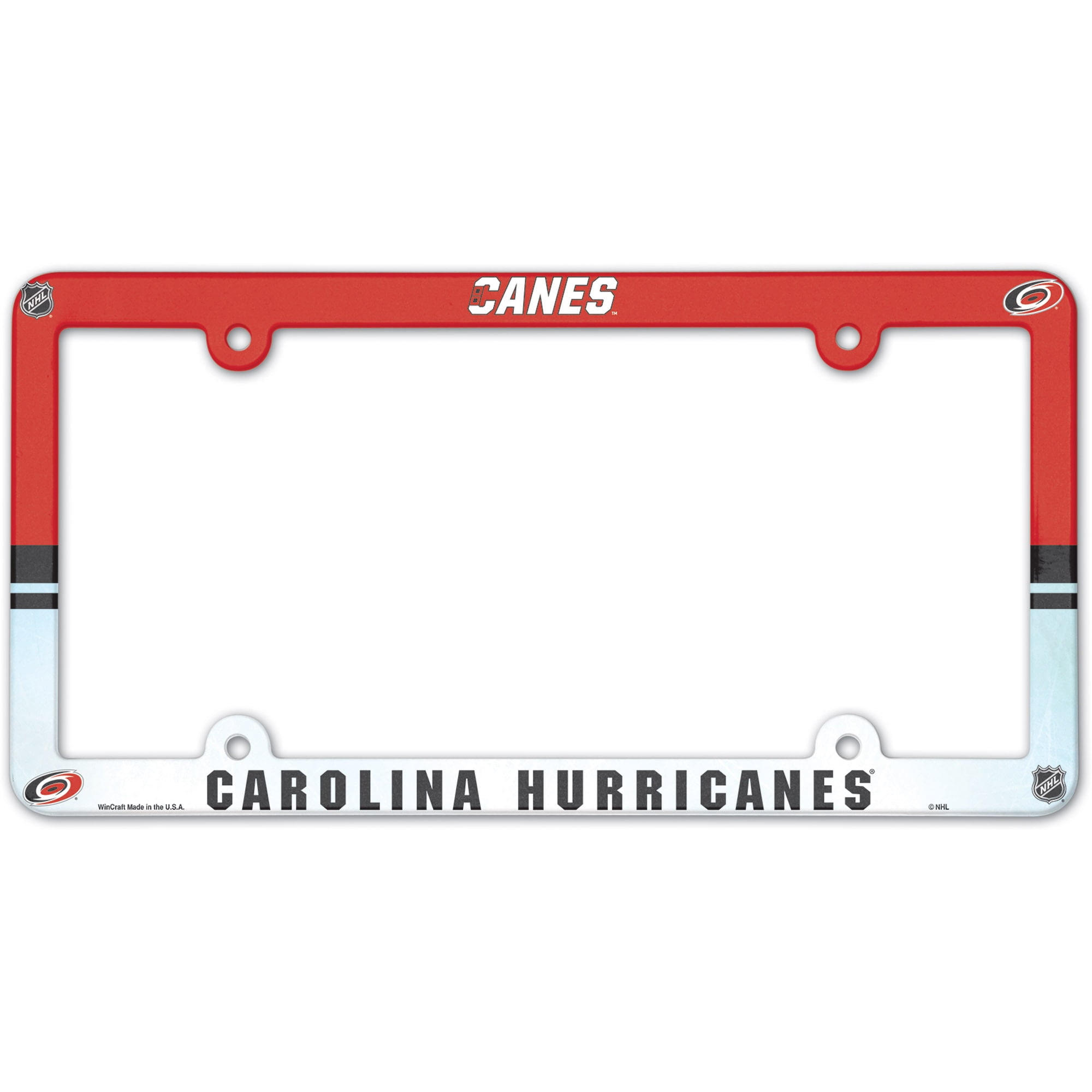 Hockey Team Metal Vanity License Plate Tag Cover Carolina Hurricanes
