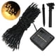 thumbnail image 2 of Guirnaldas de luces LED solares para exteriores, 100 chips de luz, guirnalda de luces decorativa ultralarga para bodas y Navidad, 2 of 8