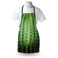 thumbnail image 3 of Cactus Apron Photo of Cactus with Spikes Plant Flower Fruit from Close Zoom Shoot with Spikes Print, Unisex Kitchen Bib Apron with Adjustable Neck for Cooking Baking Gardening, Green, by Ambesonne, 3 of 3
