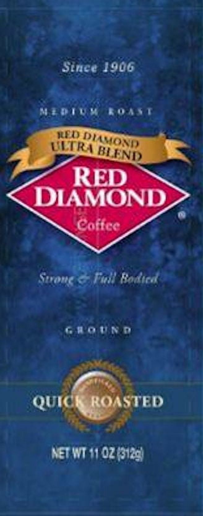 Red Diamond Coffee Ultra Blend Medium Roast Ground Coffee, 11 oz - image 2 of 2