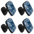 thumbnail image 2 of 4 Pcs Square Cabinet Handle Cupboard Knob Drawer Pulls Handle Elk Embroidery Designs Drawer Knobs with Screws Furniture Decoration, 2 of 7