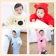 thumbnail image 5 of Traje de nieve para bebé recién nacido, mono de forro polar con capucha para invierno para niñas y niños JAMW Sencillez, 5 of 5