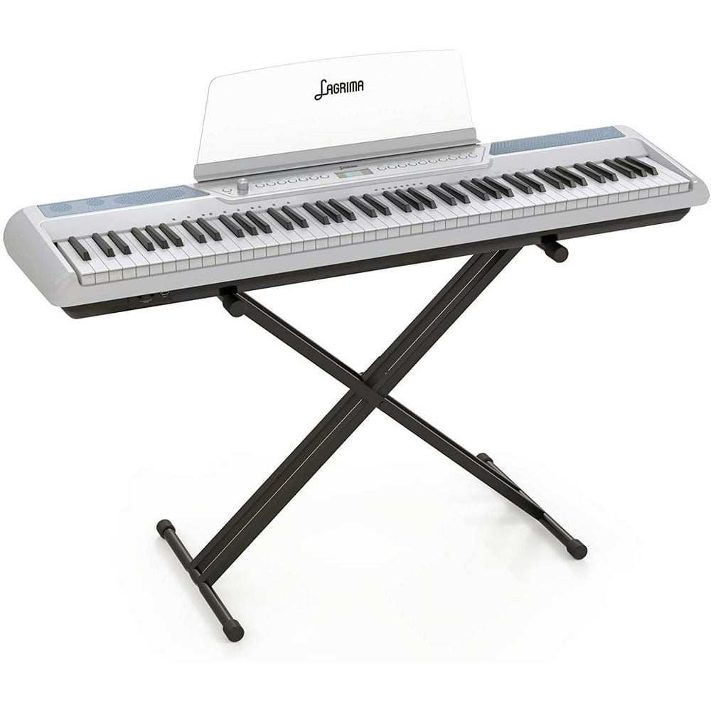 LAGRIMA LAG-570 Full Size Weighted Key Portable Digital Piano, 88 Key