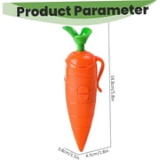carrot recorder pen, Cute Carrot Shape Ballpoint Pen with 60 Second Voice Recording Function, Creative Writing and Message Recorder Pen