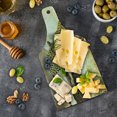 thumbnail image 5 of Safari Cutting Board, Leopard on Tree Trunk Desert Plants Exotic Hunter Predator Big Cat Image, Tempered Glass Cutting and Serving Board, Wine Bottle Shape, Yellow Green Brown, by Ambesonne, 5 of 5