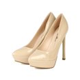 thumbnail image 5 of Wild Rose BA68 Women Patent Leatherette  Pointy Toe Platform Stiletto Heel Pump, 5 of 6