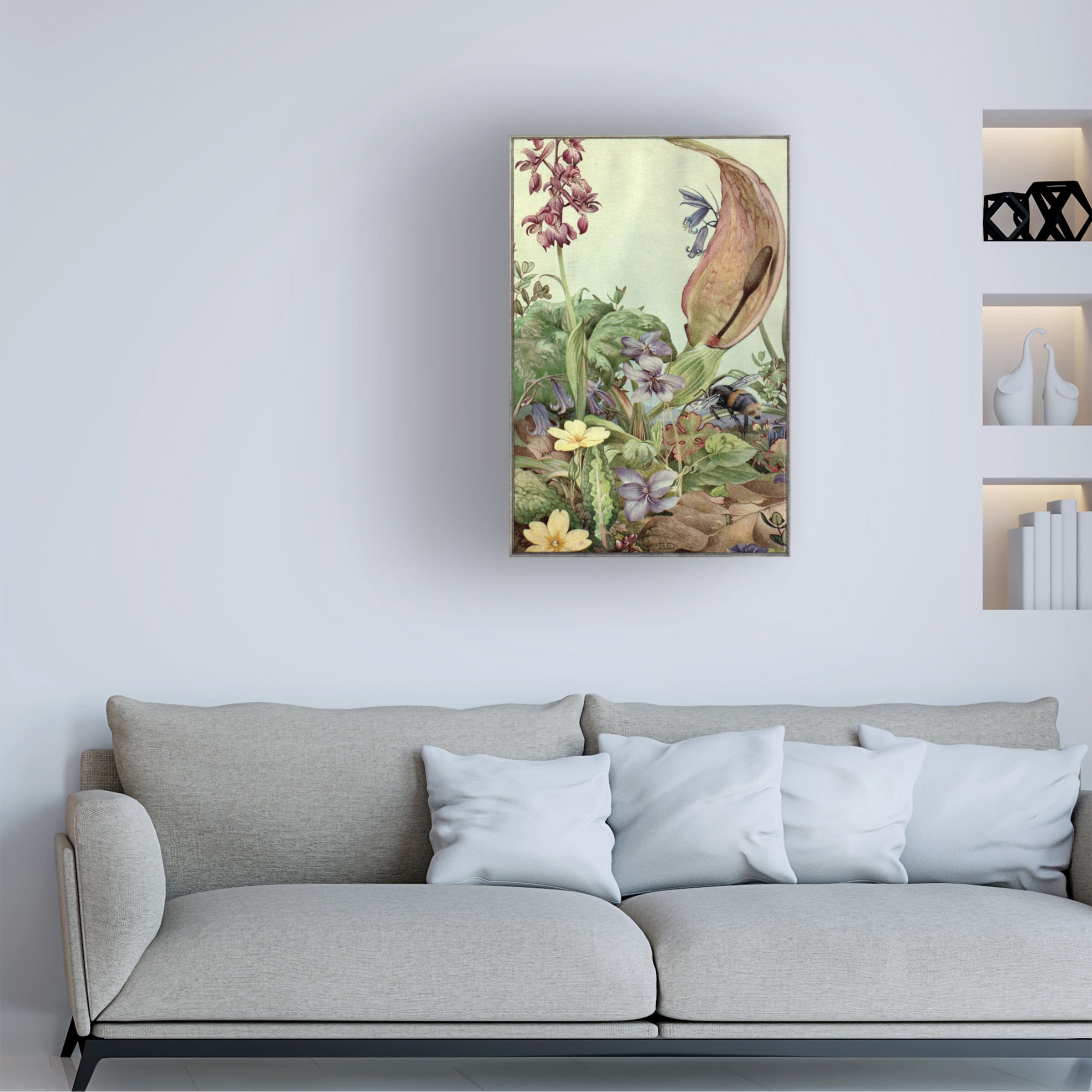 Unknown 'Garden Fantasy II' Canvas Art