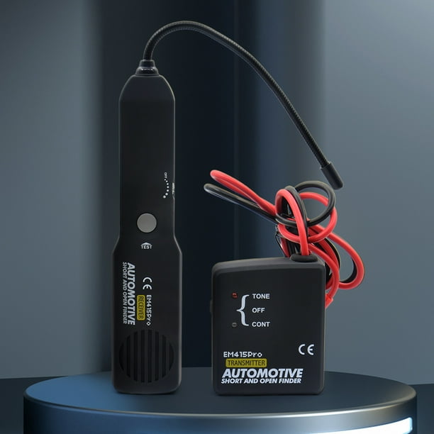 EM415PRO Tractor de camión SUV SUV Probador de alambre del cable Trazador de alambre del cable con sonda flexible de la alarma de sonido de 6-42V Herramientas de diagnóstico automáticamente