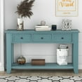 thumbnail image 1 of 55'' Inch Modern Narrow Console Sofa Table with 3 Drawers and 1 Shelf for Living Room, Entryway/Hallway, 1 of 7