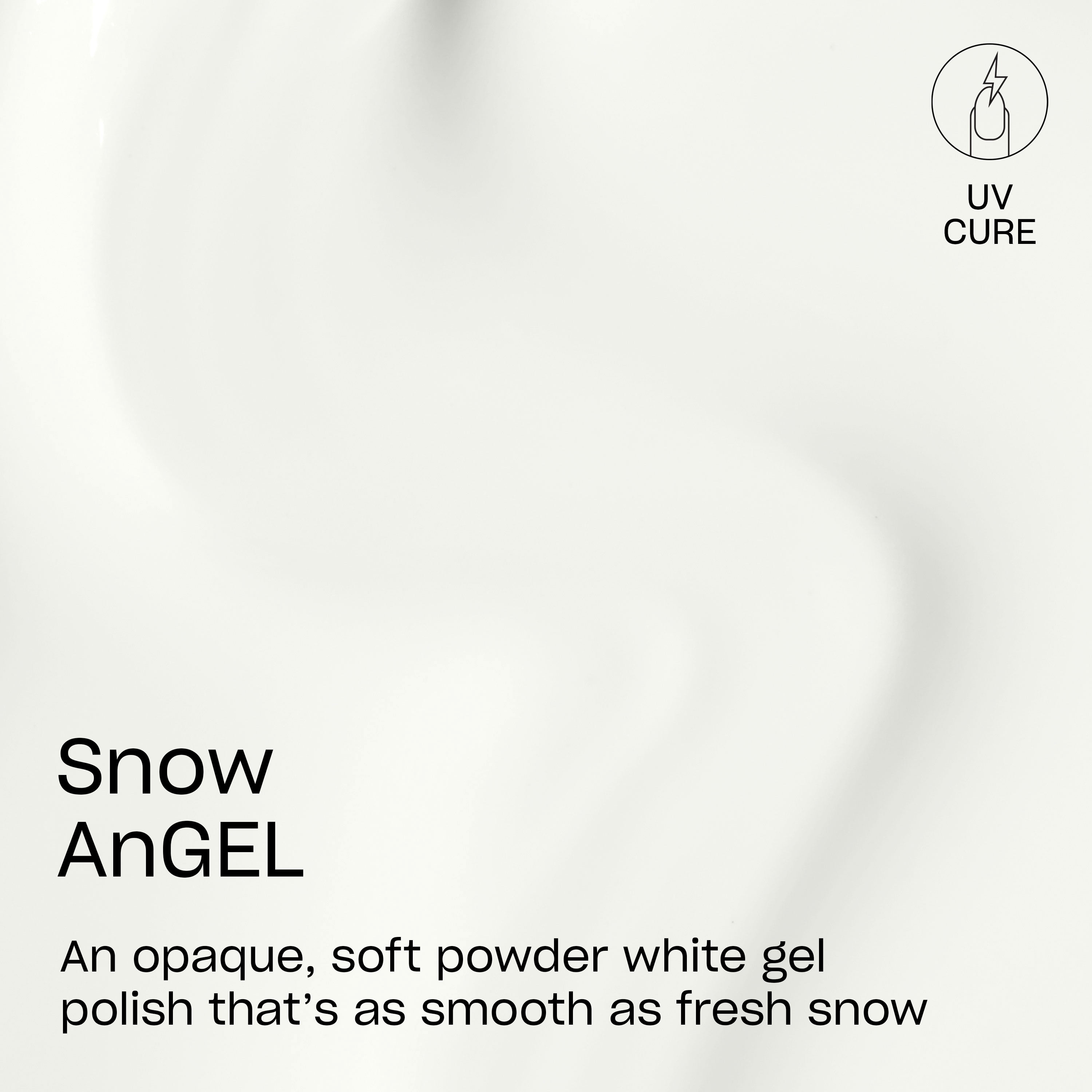 OPI GELement Collection, Snow AnGEL, 9 mL, White Gel Nail Polish, 0.3 Fl. Oz.
