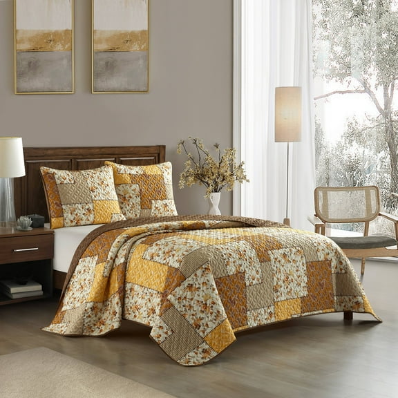 Faye 3-Piece Quilt Set by Nanshing