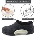 thumbnail image 5 of RockDove Men's Ethan Elastic Collar Bootie Slipper, 5 of 5