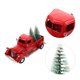 thumbnail image 3 of Camión navideño de escritorio GOOHOCHY, modelo de coche de metal navideño, adorno de mesa, camión rojo navideño, 3 of 7