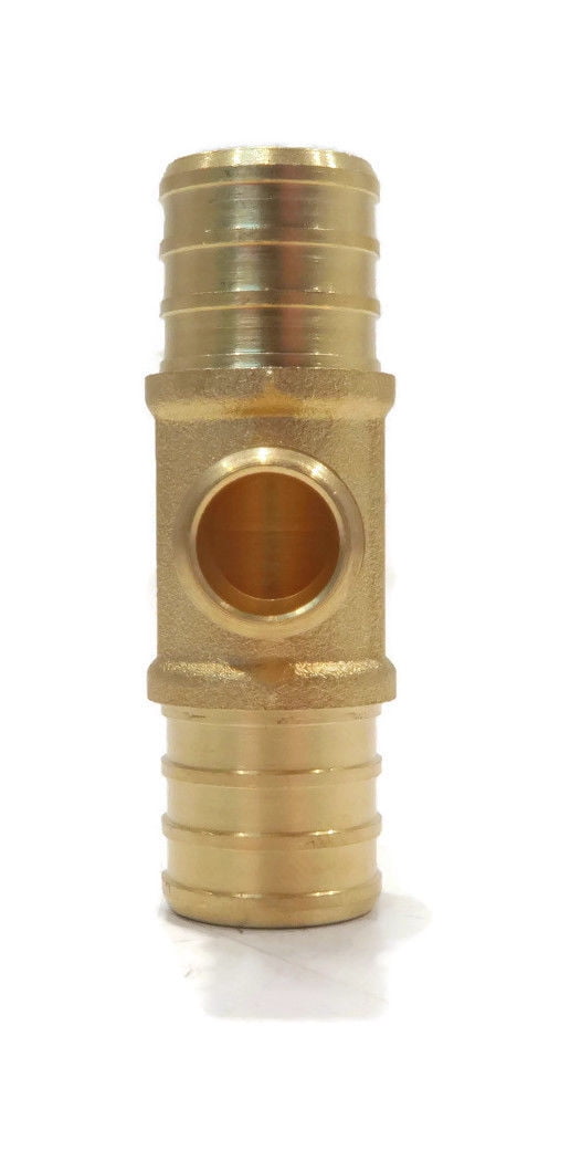 25 3//4/" x 3//4/" x 1//2/" PEX BRASS LEAD FREE TEES Fitting replaces Vivo PEX-T-323