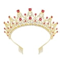 thumbnail image 2 of Corona para mujer, tiara de boda, tocado de novia para quinceañera, tiara para fiesta Estilo C, 2 of 9