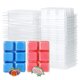 thumbnail image 2 of (Observaciones para realizar el pedido: 20 piezas por paquete) 20 piezas vendidas por cuadrado Molde para velas DIY de 6 rejillas Caja de plástico de PVC molde para velas tamaño de la caja 11*7,5*2,5, 2 of 8