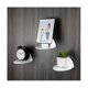 thumbnail image 4 of Acrylic Floating Wall Shelves Set 3 For Security Cameras, Baby Monitors, Speakers,universal Small Wall Shelf,white, 4 of 5