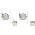 thumbnail image 1 of (Lot de 2) Couvercle de Tasse Rinsvye Couvercle de Tasse Pp Parapluie Remue Couvercle Remplacement de Tasse d'Eau Qws1003 Couvercle de Tasse Remplacement de Couvercle Couvercles de Remplacement Transparents Couvercles de Remplacement / Couvercles de Remplacement de Tasse de Boisson Embouchure de Tasse pour 40 Oz Wa, 1 of 6