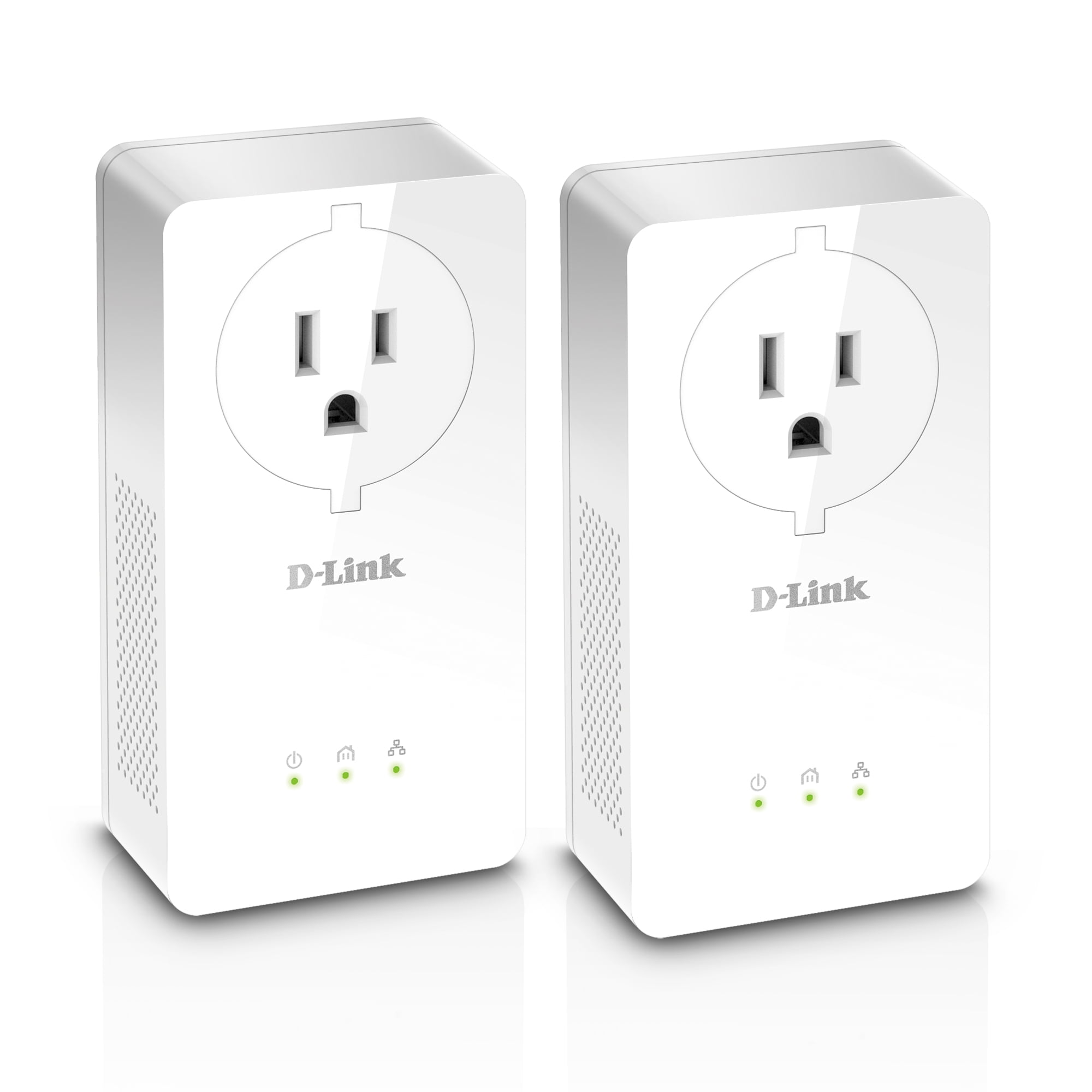 DLink Powerline AV2 2000 Gigabit Passthrough Starter Kit, Easily Expand Network, (DHPP701AV