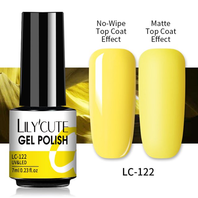 LILYCUTE 7ML capa superior mate barniz para arte de uñas Gel de Color mate capa superior mate necesita Soak-Off UV LED Gel esmalte de uñas híbrido Tan Jianjun unisex