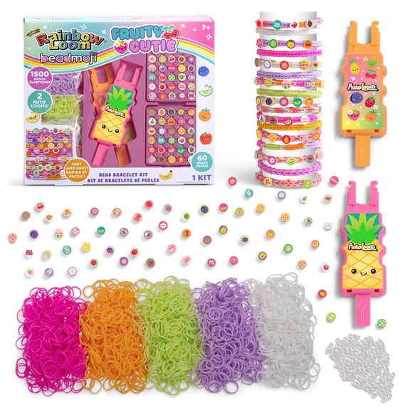 Rainbow Loom Fruity Cutie Auto Loom Rubber Band Bracelet Craft Kit