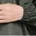 thumbnail image 1 of Long Rain Coat Thickened Raincoat Long Rain Jacket Reusable Rain Poncho Rain Cape Long Rain Coat Thickened Reflective Raincoat Reusable Poncho Waterproof Stylish Long Rain Jacket ANGGREK Verde militar L, 1 of 5