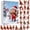 C, variant on XHKUYI Christmas Monkey Advent Calendar, 24 Days Christmas Countdown Calendar with Santa Hats Monkey Pendants, Funny Monkey Hanging Ornament for Xmas Tree, Xmas Collectible Present
