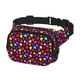 thumbnail image 2 of Fotbe Colorful Hearts Cangurera Cuadrada con Estampado de Doble Capa, Bolsa de Cintura Ajustable Mini para Hombres y Mujeres, 2 of 9