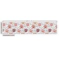 thumbnail image 3 of Ambesonne Retro Fabric by the Yard Upholstery, Sketchy Pet Paws Print Art, 3 Yards, Burnt Sienna and Coral, 3 of 5