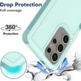 thumbnail image 3 of Decase for Samsung Galaxy S25 Ultra Case with Screen Protector Glass, Full Body Heavy Duty Rugged Shockproof Protective Phone Cover,Black, 3 of 6