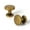 Antique Brass, variant on Goo-Ki Set of 12 Sleek Satin Nickel Cabinet Knobs with Cylindrical Stem, Modern Kitchen Drawer Handles Minimalist Dresser Hardware