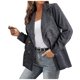 thumbnail image 2 of Puntoco Chaqueta De Mujer Moda Mujer Color Sólido Y Invierno Doble Botonadura Chaqueta Chaqueta Chaqueta Manga Larga Sin Capucha Abrigo Informal/Chaqueta Liquidación De Navidad Puntoco Puntoco-1960, 2 of 5