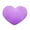 Purple, variant on BallsFHK 11.8 Inch Heart Pillow,Heart Shaped Pillow,Soft Faux Love Pillow,Heart Pillows,Heart Plush Throw Pillows Cushion For Girls Women Valentine's Day