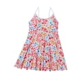 thumbnail image 6 of SHEWIN One Piece Swimsuits for Women Vintage Swimdress with Floral Printed Tummy Control Bathing Suit High Waisted Beachwear with Pocket, 6 of 10