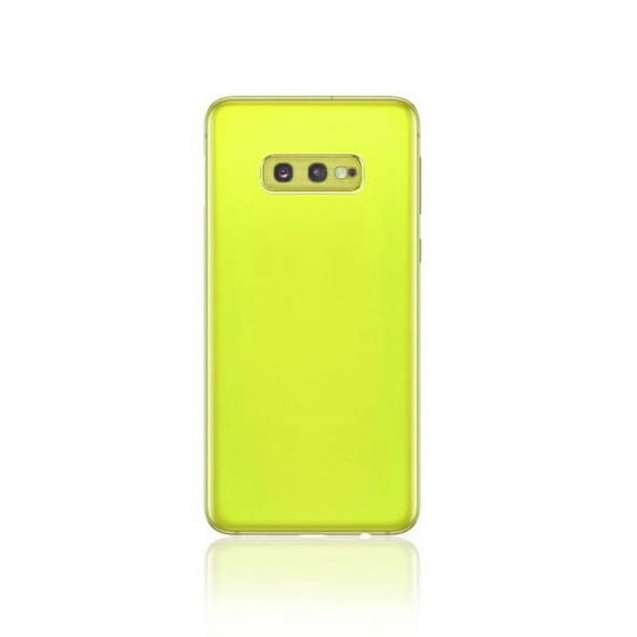 Replacement Back Cover With Camera Lens Compatible For Samsung Galaxy S10E (Canary Yellow)
