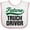White and Pink, variant on Inktastic Future Truck Driver Boys Baby Bib