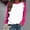 Hot Pink # Sweatshirts, variant on Vetsdori Women's Long Sleeve Sweatshirts Raglan Sports Pullover Crew Neck Tops,Casual Winter Loose Sweatshirts for Women Mujer,Hot Pink,Size:XXL