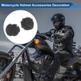 thumbnail image 3 of Accesorios de Casco de Motocicleta Decoración Orejas de Oso Redondas para Cascos de Motocicleta Bicicleta Esquí Gris Pegatina 1 Juego, 3 of 6