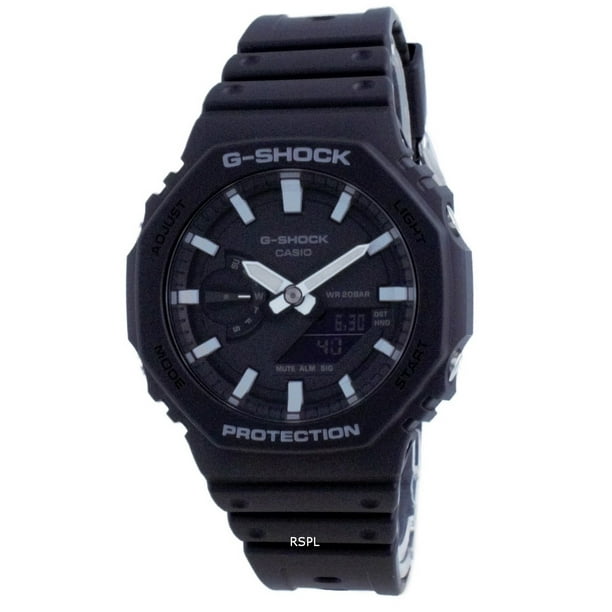 Casio G-Shock Carbon Core Guard Analog Digital Quartz Diver's GA-2100-1A GA2100-1 200M Men's Watch