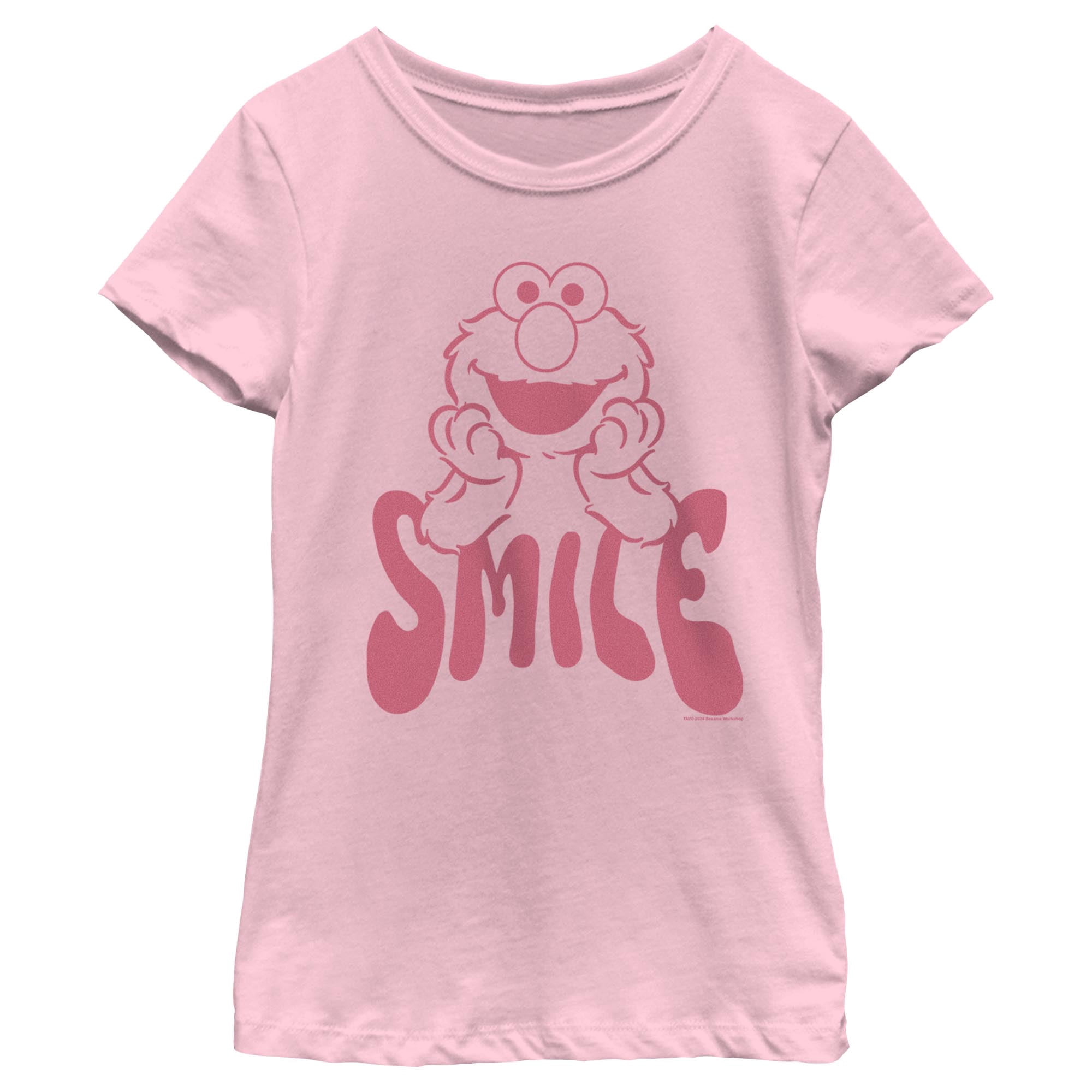 Girl's Sesame Street Elmo Smile Graphic T-Shirt