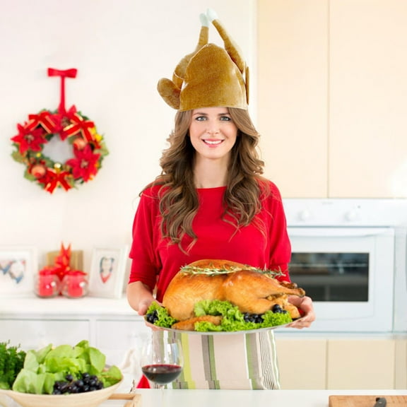 YAYUBA Thanksgiving Hats Black Pilgrim Felt Hat Thanksgiving Novelty Black Top Hat for Thanksgving Party Accessory