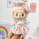 thumbnail image 2 of Ropa Labubu de 17 cm, lindo mini muñeco de peluche, accesorios, traje, mono, vestido, horquilla para el pelo para fanáticos de las muñecas Labubu, regalo para niños, 2 of 5