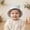 Blue, variant on Baby Summer Sun Hat Infant Boys Girls Outdoor Breathable Hat Toddler Cotton Yarn Bucket Hats (Beige)