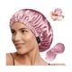 thumbnail image 1 of wonima11 2Pcs Hair Bonnets For Sleeping Satin Bonnet Silk Bonnets For Women Silky Night Caps Womens Curly Hair Sleep Cap, 1 of 1