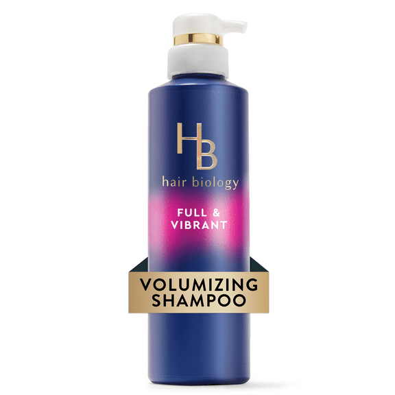 Hair Biology Full and Vibrant Volumizing Shampoo for Fine, Thin, Flat Hair, 12.8 fl oz