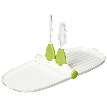 OXO Tot Breast Pump Parts Drying Rack with Detail Brushes