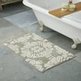 thumbnail image 6 of Better Trends 4 Piece Bathroom Rug Set 100% Cotton Extra Soft Tufted Bath Rug Water Absorbent Non-Slip Bath Mat Machine Washable (Sage) Medallion Collection, 6 of 10