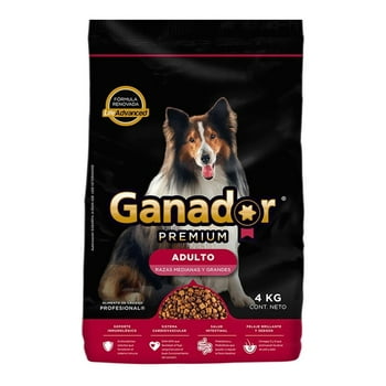 Alimento para Perro Ganador Premium Adulto Razas Medianas y Grandes 4 kg